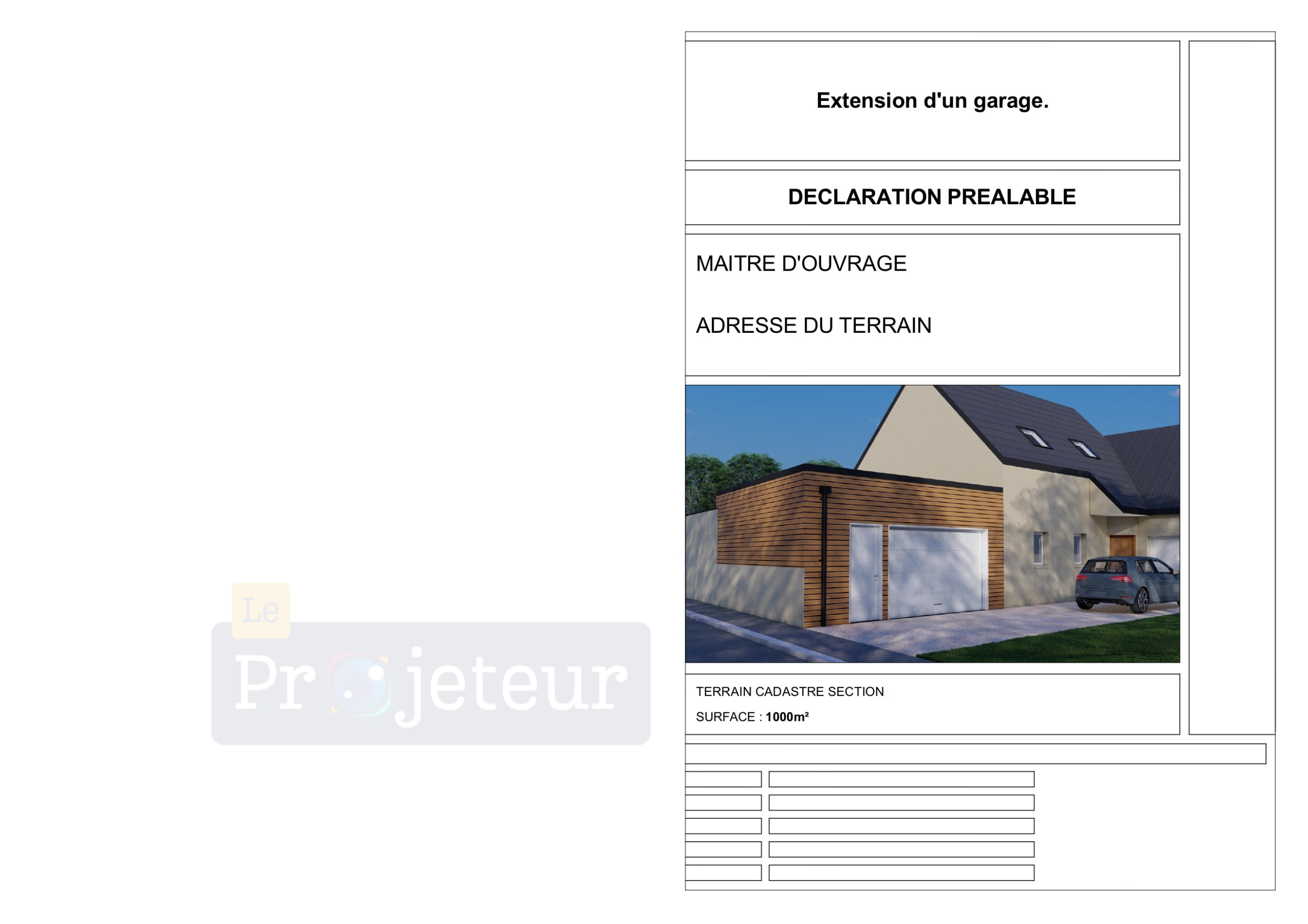 Déclaration préalable