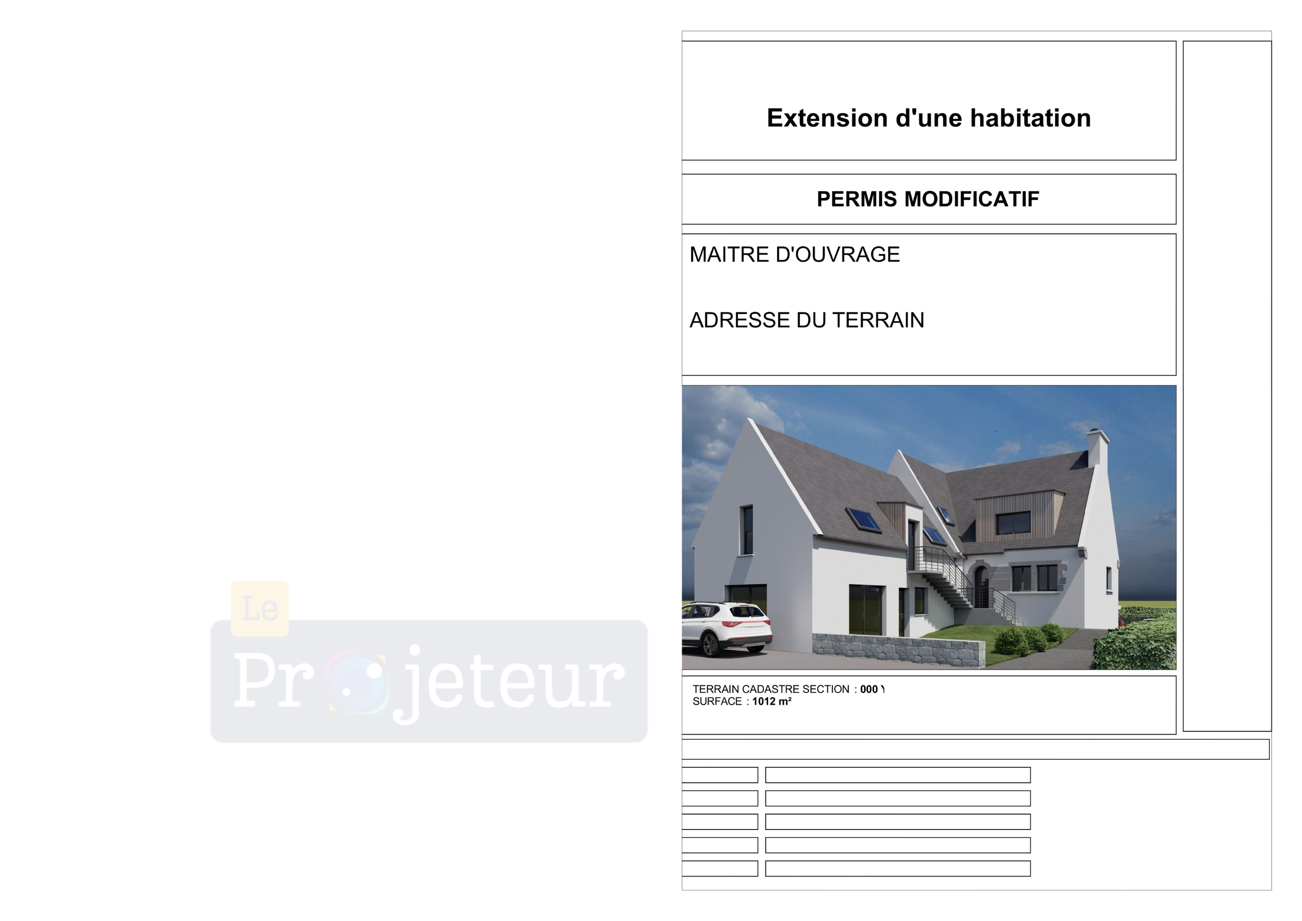 Permis modificatif